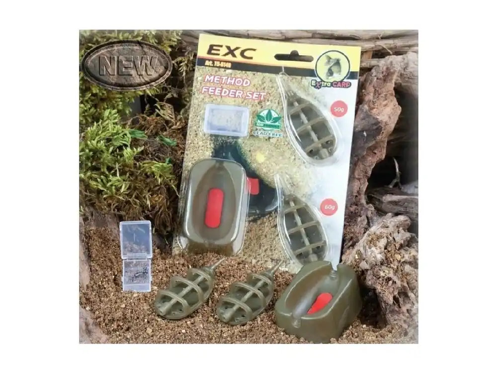 Extra Carp sada krmítek s formou Method Feeder Set 20g, 30g - Sleva