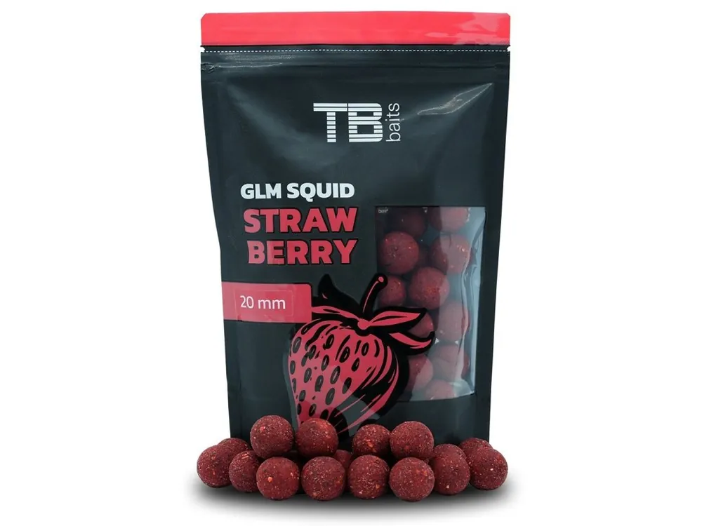 TB Baits Boilie GLM Squid Strawberry | Do košíku