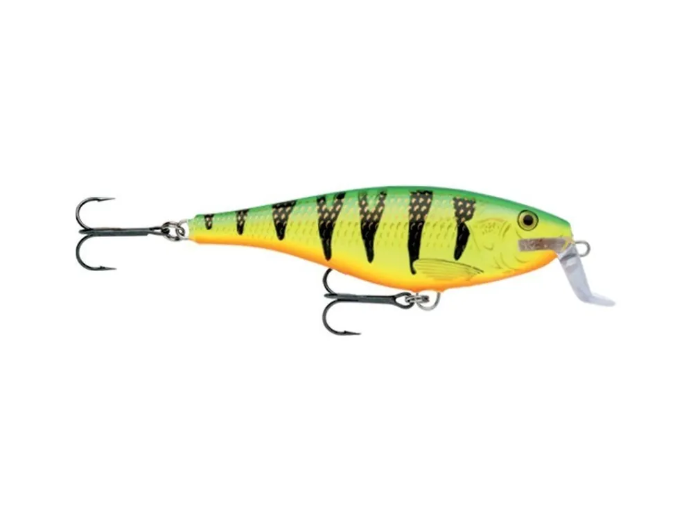 Bestseller | Rapala Wobler Shallow Shad Rap Fire Perch 9cm 12g