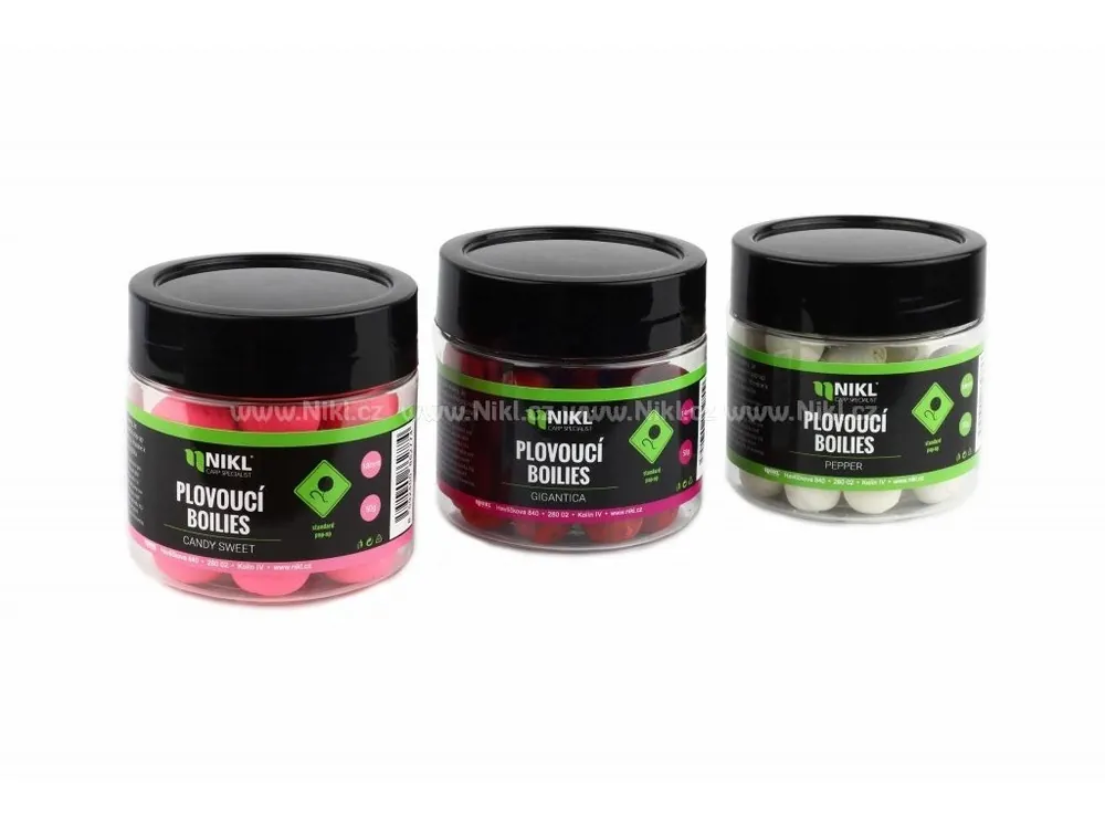 K objednání - Nikl Plovoucí boilies 50g/14mm