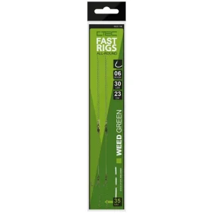 Nenechte si ujít nabídku - Spro Návazec C Tec Fast Rigs Muddy Zelená 23cm 30lb 2ks / protihrot