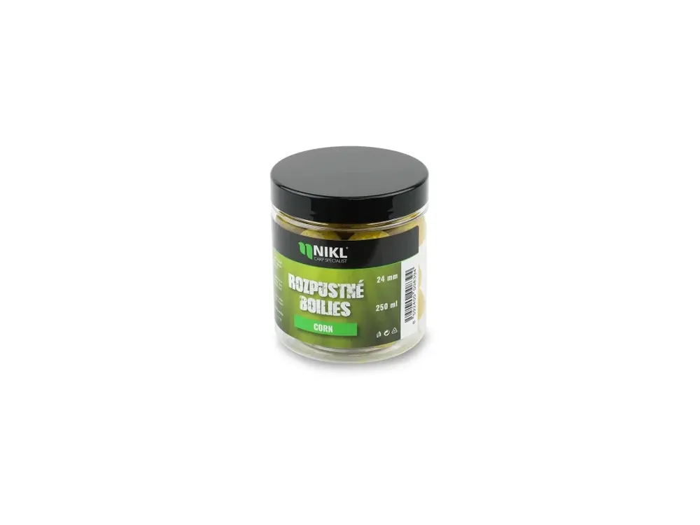 Outlet | Nikl Rozpustné boilies 24mm/250ml