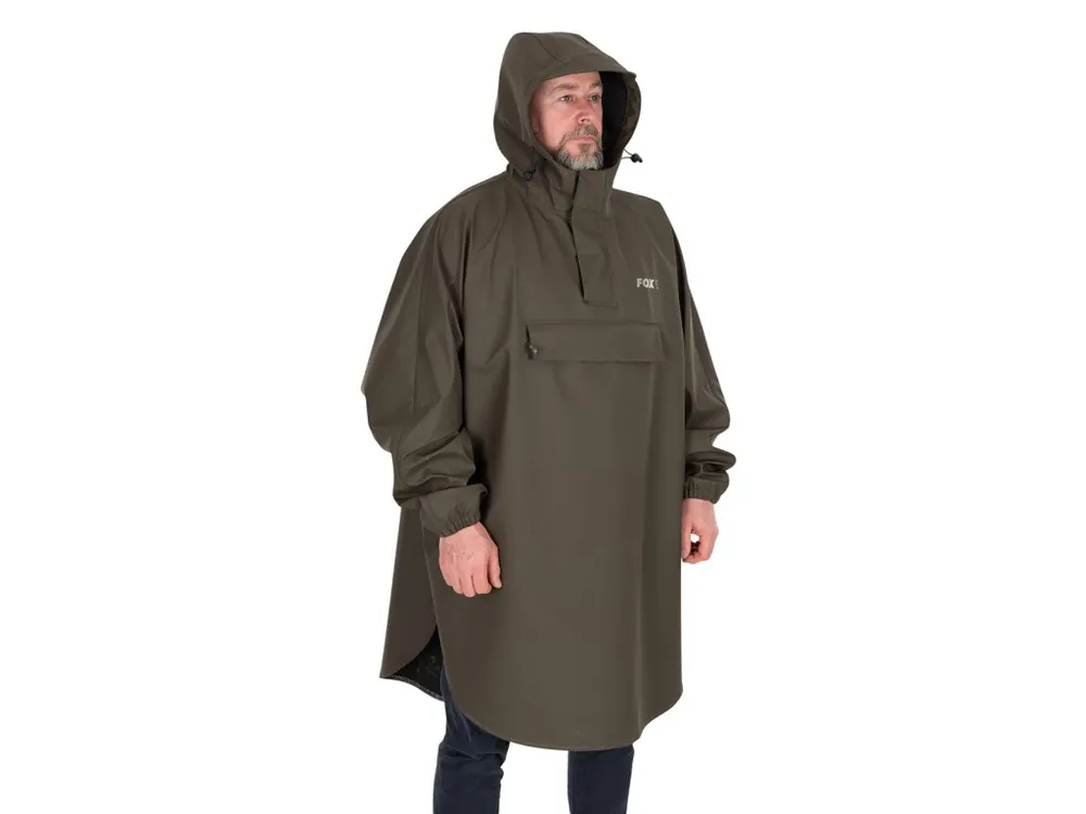 FOX pončo Rain Poncho Khaki One Size - Sleva navíc