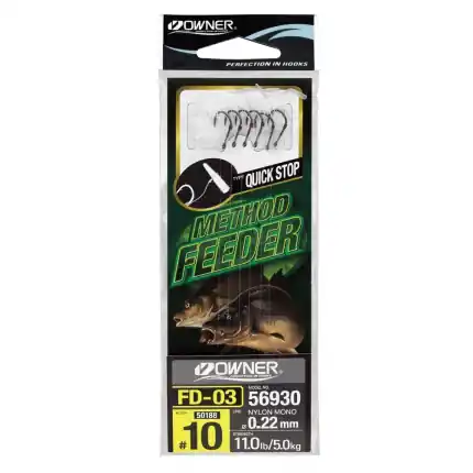 návazec Owner FD-03,háček č.12,vlasec 0.22 mm/6ks/ - Poslední šance