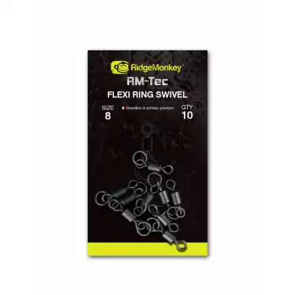 Objednejte nyní | RidgeMonkey obratlíky Flexi Ring Swivel vel. 11