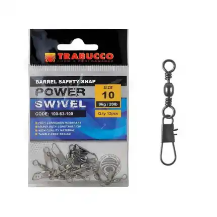 Sleva navíc - Trabucco karabinka s obratlíkem Barrel Interlock Snap 12ks