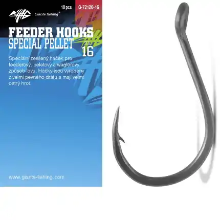 Akce končí brzy - Giants fishing Háček s očkem Short Curve Shank 10ks, vel.6