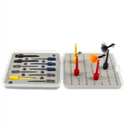 Snowbee Vázací sada s krabičkou Fly Tying Display Set - Prémiová kvalita