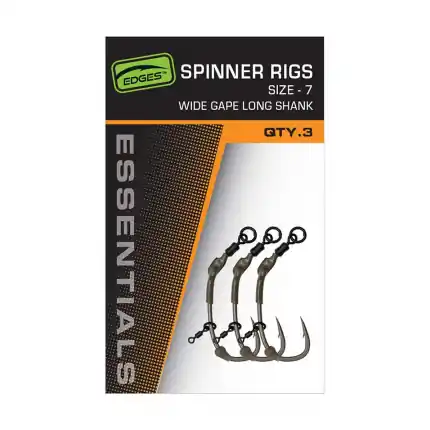 Fox Návazce Edges Spinner Rig 3 ks - Právě přidáno