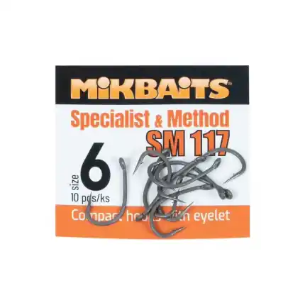 Žádaný produkt | Mikbaits Háčky Specialits & Method SM 117 Hook 10 ks