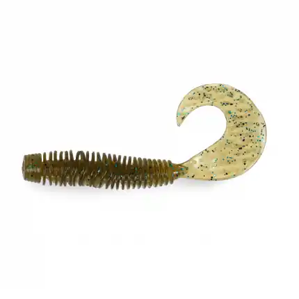 Zvýhodněná cena - Haibo gumové nástrahy EASOO Grubs 5cm 22ks - Dark Green