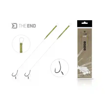 Zvýhodněná cena | Delphin Návazec TheEND D-Rig 20 cm 17 lb 2 ks