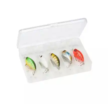 Sert sada woblerů 5ks Kit Srt Crankbait Floating X5 7g, 65mm | Oblíbený u zákazníků