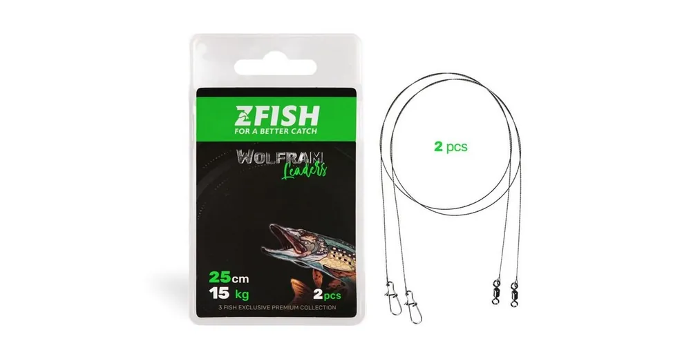 Zfish Lanko Wolfram Leader_25cm_15kg_2ks | Snížená cena