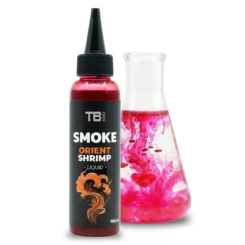 Velmi populární - TB Baits Smoke Liquid Orient Shrimp 100 ml