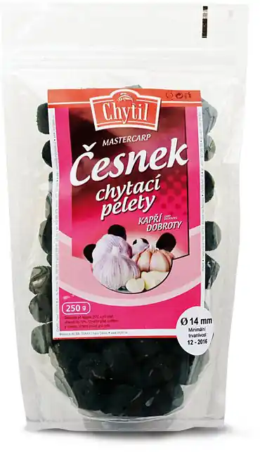 Nabídka dne - CHYTIL Pelety s dírou Česnek 250gr 20mm