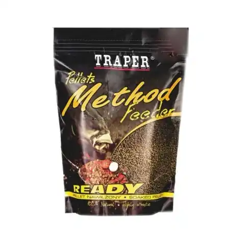 TRAPER Vlhčené pelety Method Feeder Ready Halibut 500gr 2mm | Sleva