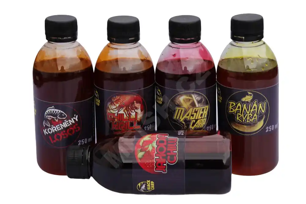 Cenový hit - BLACK CARP Booster Banán - Ryba 250ml