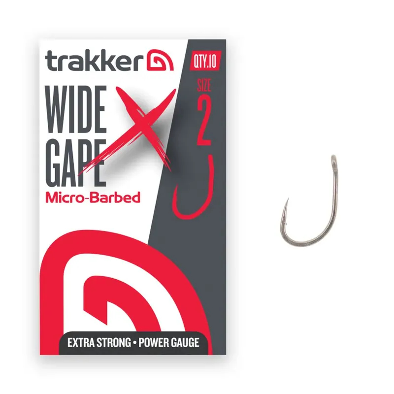 TRAKKER Háčky Wide Gape XS Hooks Micro Barbed 10ks 2 | Prémiová kvalita