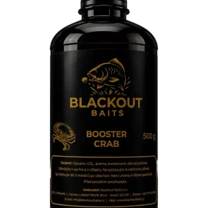 Rychlé dodání | BLACKOUT BAITS Booster Crab 500ml