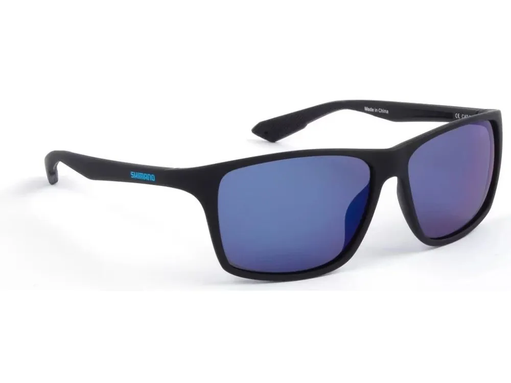 Top cena - SHIMANO brýle Eyewear Technium Matte Black Blue Mirror