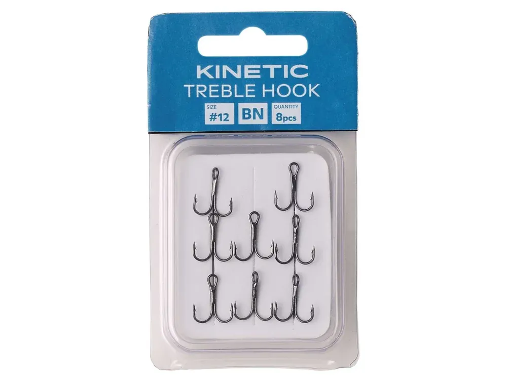 Kupte dnes - Kinetic trojháčky Treble Hook Black Nickel
