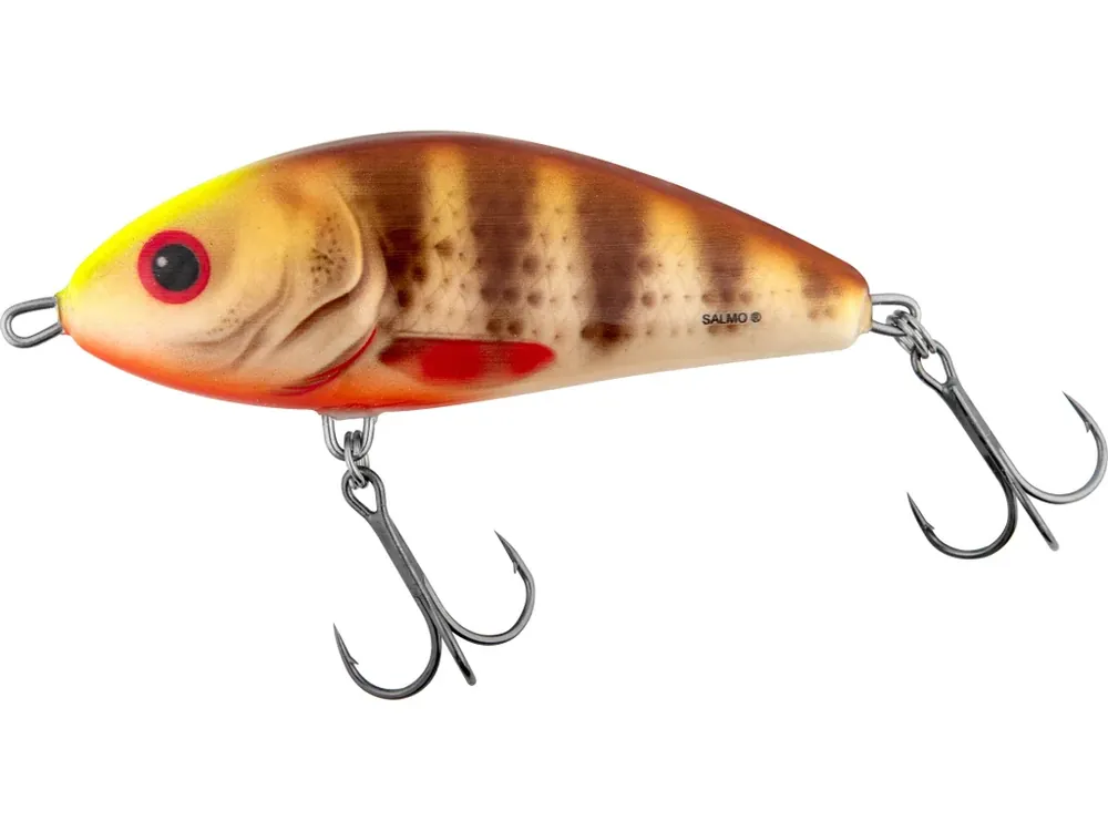 Čerstvá novinka | Salmo Wobler Fatso Floating Spotted Brown Perch