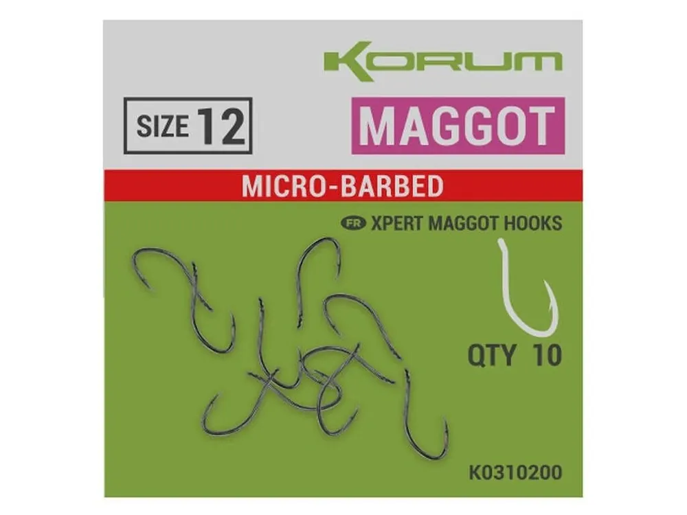 Bestseller - Korum Háčky Xpert Maggot Barbed 10ks