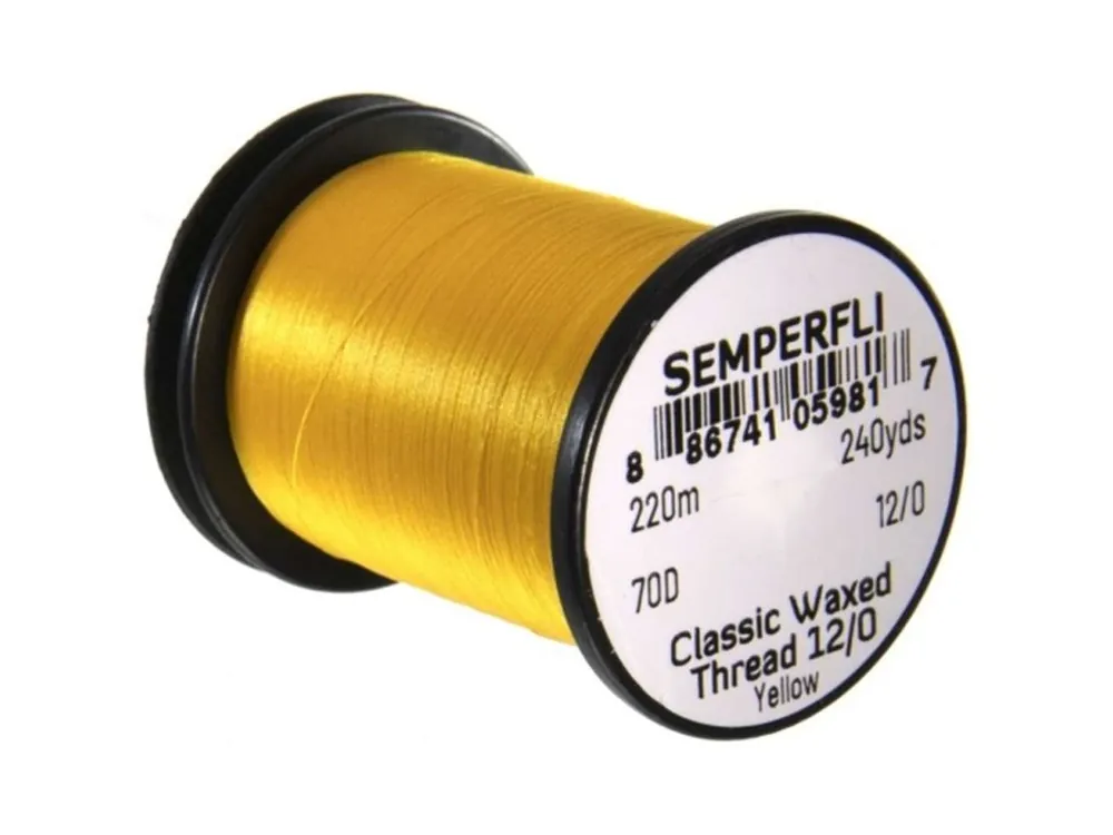 Lze objednat | Semperfli Nit Classic Waxed Thread 12/0 Yellow