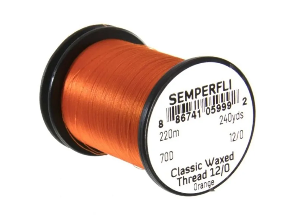 Právě přidáno - Semperfli Nit Classic Waxed Thread 12/0 Orange