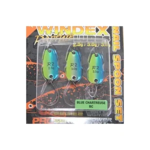 Rapture Set Plandavek Windex SG Nail Spoon Blue Chartreuse 2,8cm 2,5g -3,5g - Omezené množství