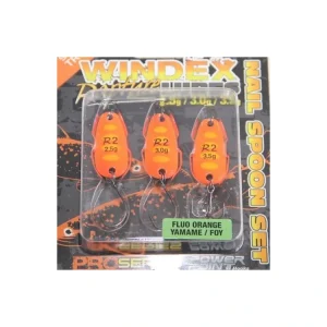 Rapture Set Plandavek Windex SG Nail Spoon Fluo Orange Yamame 2,8cm 2,5g -3,5g | Zlevněno