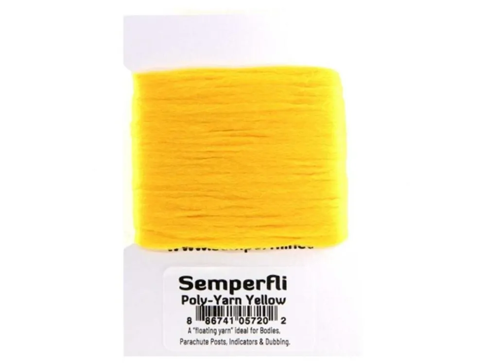 Zlevněno | Semperfli Umělé Vlákno Polyyarn Yellow