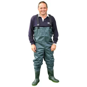 Prsačky Shakespeare Sigma Nylon PVC Chest Wader Cleated Sole vel. 10 | Omezené zásoby