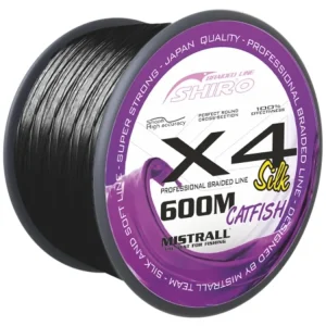 Akční sleva | Mistrall šňůra X4 Black catfish 600 m, průměr 0,80 mm