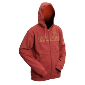 Akce - Norfin mikina Hoody Terracota/červená vel. M