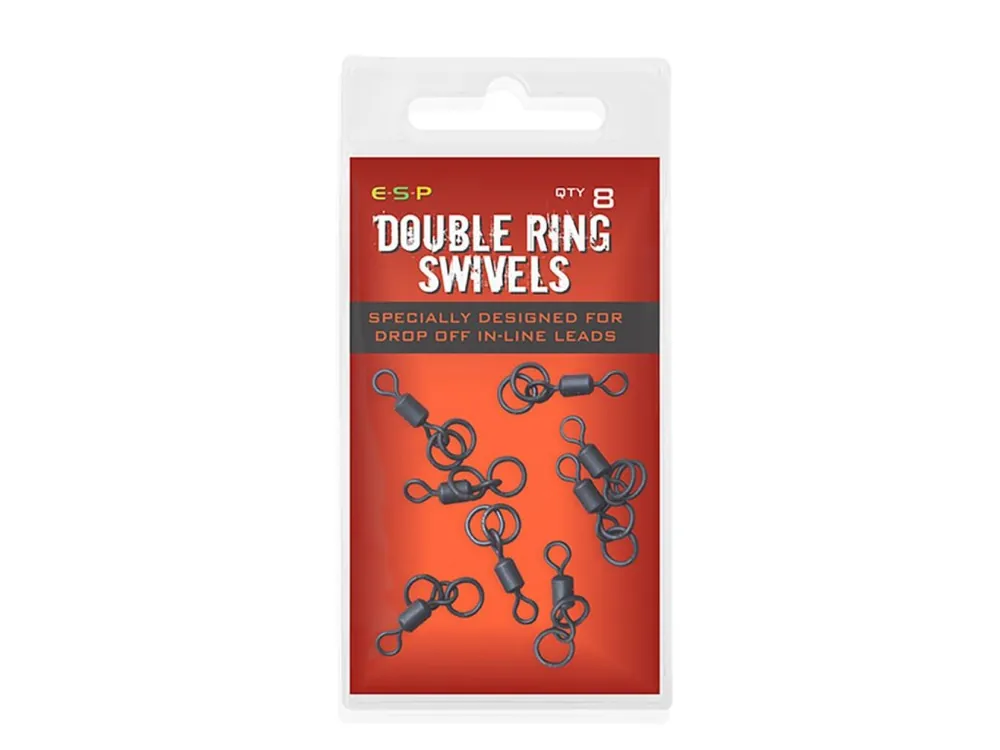 Téměř vyprodáno - ESP obratlílky Double Ring Swivels 8ks