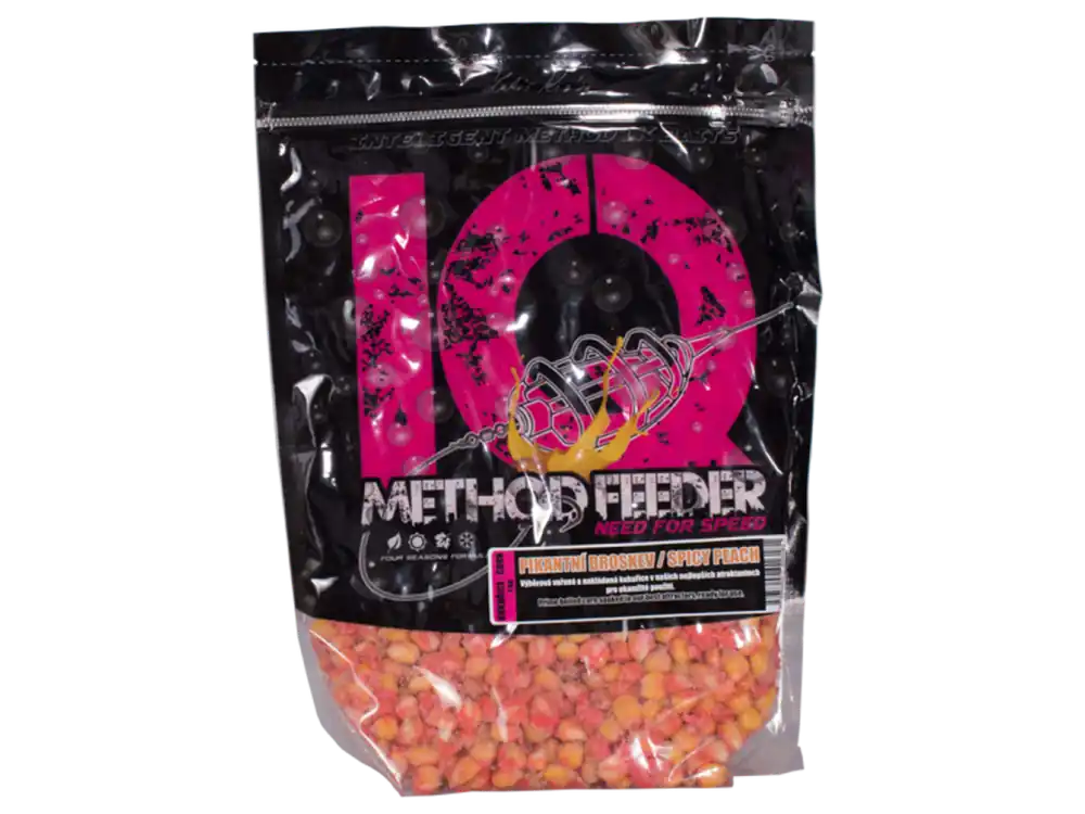 LK Baits IQ Method Feeder Corn 1kg Spicy Peach | Výhodná koupě