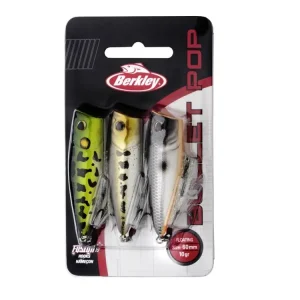 Nabídka končí brzy - Wobler Berkley Bullet Pop Floating 6cm Set 3ks