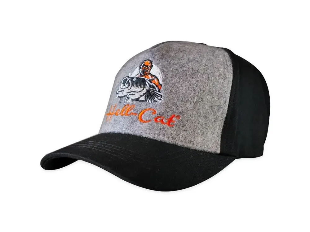 Omezené množství - Kšiltovka Hell-Cat Black/Grey
