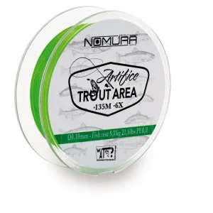 Už jen pár kusů | Šnůra Nomura ARTIFICE 6x 135m fluo zelená