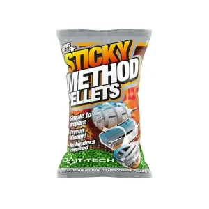 Bait-Tech pelety Sticky Method Micro Green 700 g | Připraveno k expedici