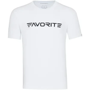T-shirt Favorite Black Logo - white XXXL | Žádaný produkt