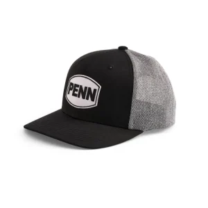 Přímo z výroby - Kšiltovka Penn Trucker Black Heather Grey