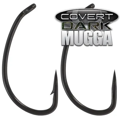 Gardner Háčky Covert Dark Mugga Hook Barbed, vel. 2 - Ihned k objednání