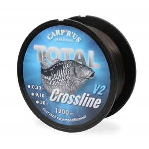 Carp ´R´ Us Vlasec Total Crossline V2 Brown 0,35mm 1200m 11,34kg | Nabídka dne