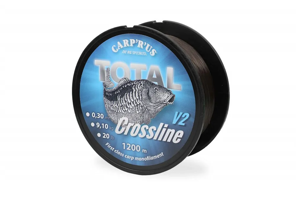 Carp ´R´ Us Vlasec Total Crossline V2 Brown 0,35mm 1200m 11,34kg | Nabídka dne