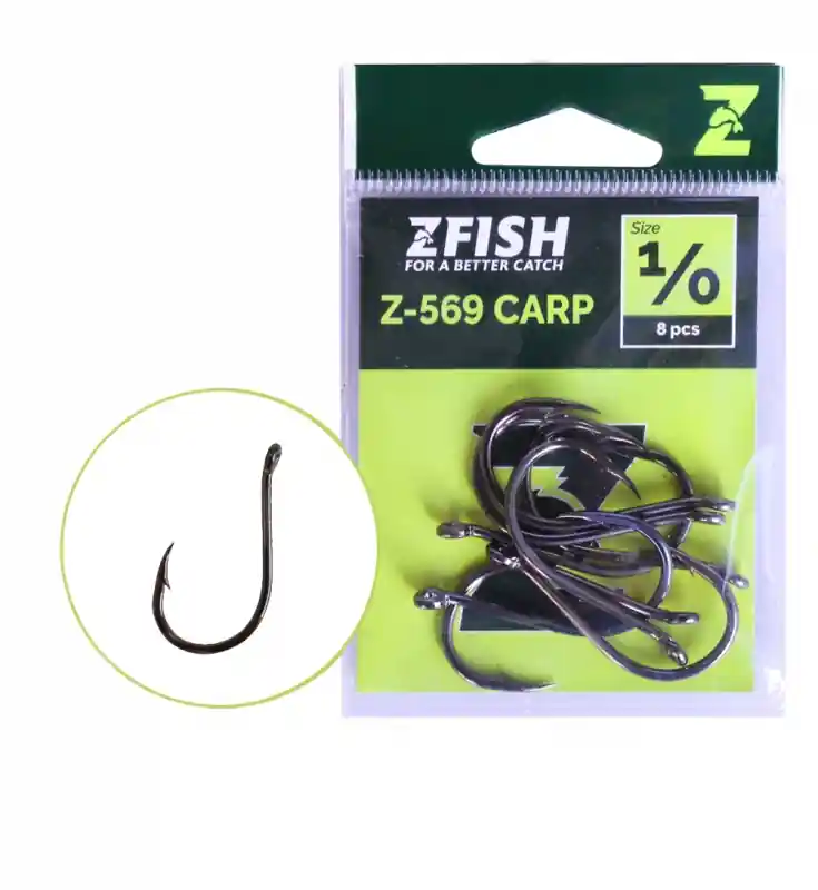 Zfish Háčky Carp Hooks Z-569 vel. 4 | Novinka