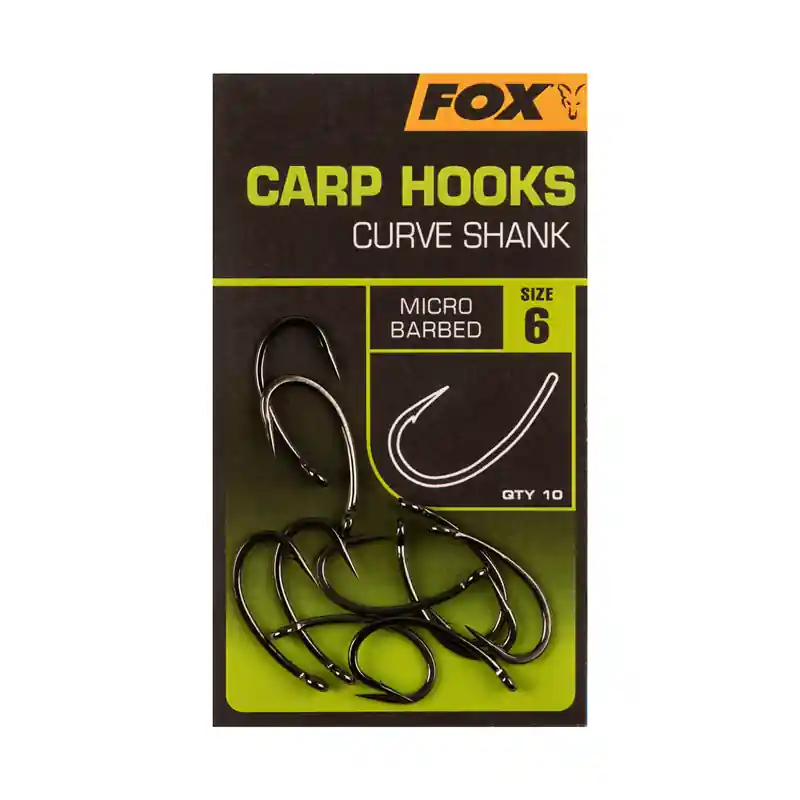 Fox International Háčky Carp Hooks Curve Shank vel. 6 - Přidat do košíku
