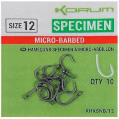 Korum Háčky Xpert Specimen Hooks - Barbed vel. 6 - Oblíbený produkt